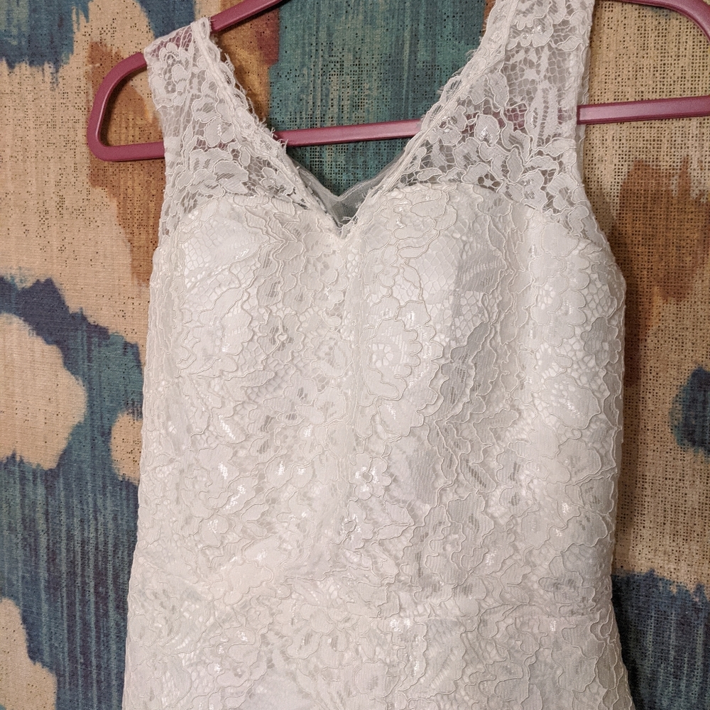 NWT🌸Ivory Lace Dress - Picture 3 of 6